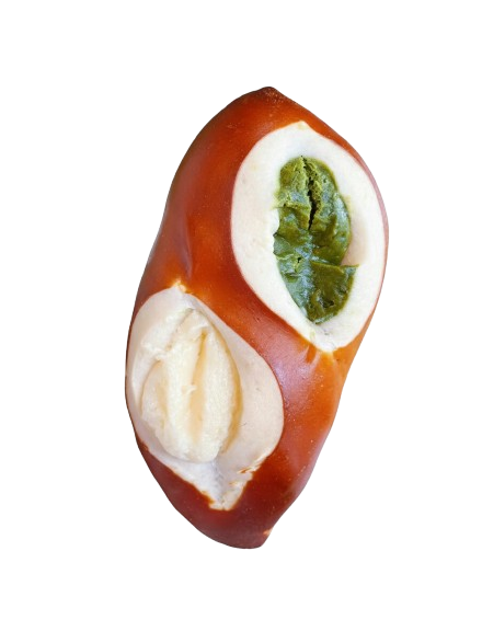 Matcha & Yuzu Cream Cheese Pretzels